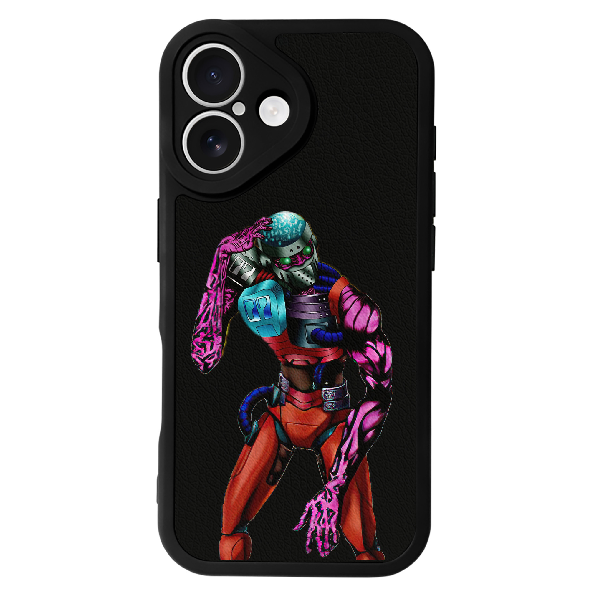 （画像用） 遊☆戯☆王 Yu-Gi-Oh! 【iPhone 16シリーズ対応】シリコンスマホケース（レザー調） 材質：シリコン